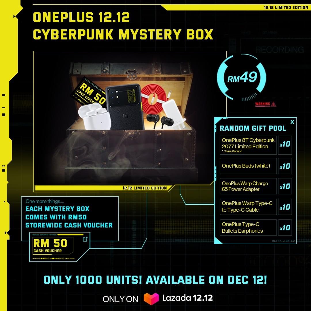 OnePlus 8T Cyberpunk 2077 Limited Edition Malaysia