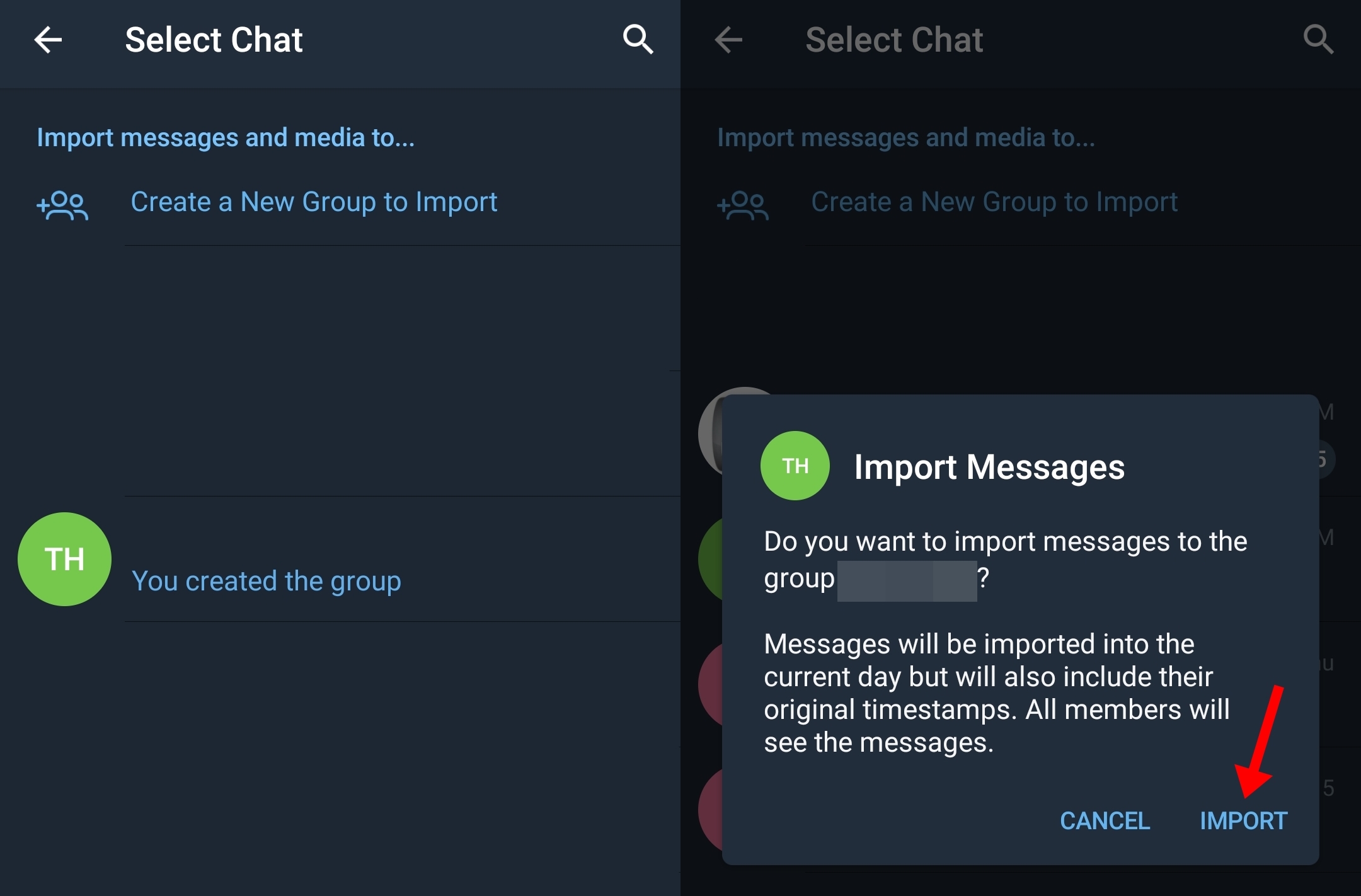 cara import WhatsApp ke Telegram Android